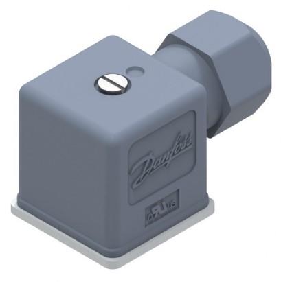 Danfoss DIN socket outlet coil mounting kit 042N1256, IP67; colour: grey