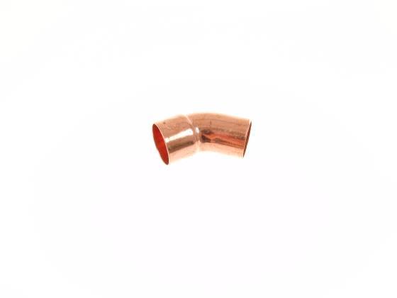 Codo de cobre 45° a/i 22 mm, 5040