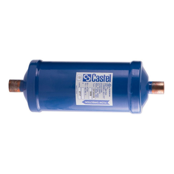 Filtre déshydrateur Castel DF330/7S, 307S, 7/8" ODS, raccords à souder