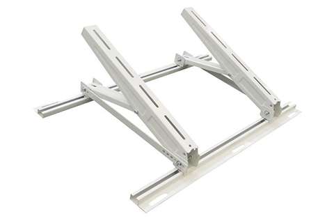 Alixo Console de toit - peinte - avec traverse - 520X420X850 - 40+40KG / 75+75KG