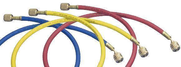 Filling hose set standard 3-150cm 1/4" with automatic shut-off valve