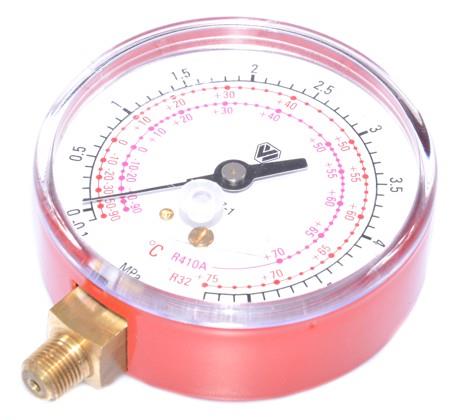 Manómetro de alta presión - seco WIGAM, 60 mm, R410A, R32, 1/8" NPT