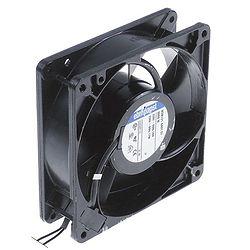 Ventilador axial L 127mm W 127mm H 38mm 230VAC 50/60Hz 18W Rodamiento Rodamiento de bolas Nº de fabricante 5958W - no disponible, sustituido por 5958