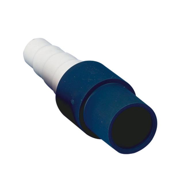 Raccord d'installation - bleu 20 mm < 14-16-18-20 mm, raccord de tuyau, raccord de tuyau de condensat
