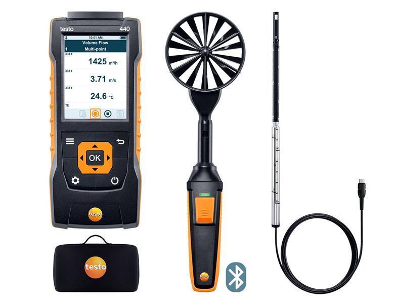 testo 440 Flow CombiSet 1 with Bluetooth, 0563 4406