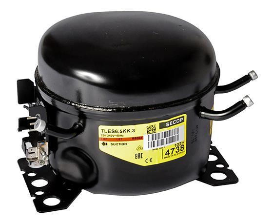 Sprężarka SECOP / Danfoss TLES 6.5KK.3, LBP - R600a, 220-240 V, 50 Hz