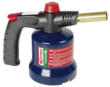 PERKEO butan PIEZO blåslampa på patronbasis, 190 g (TÜV-testad)