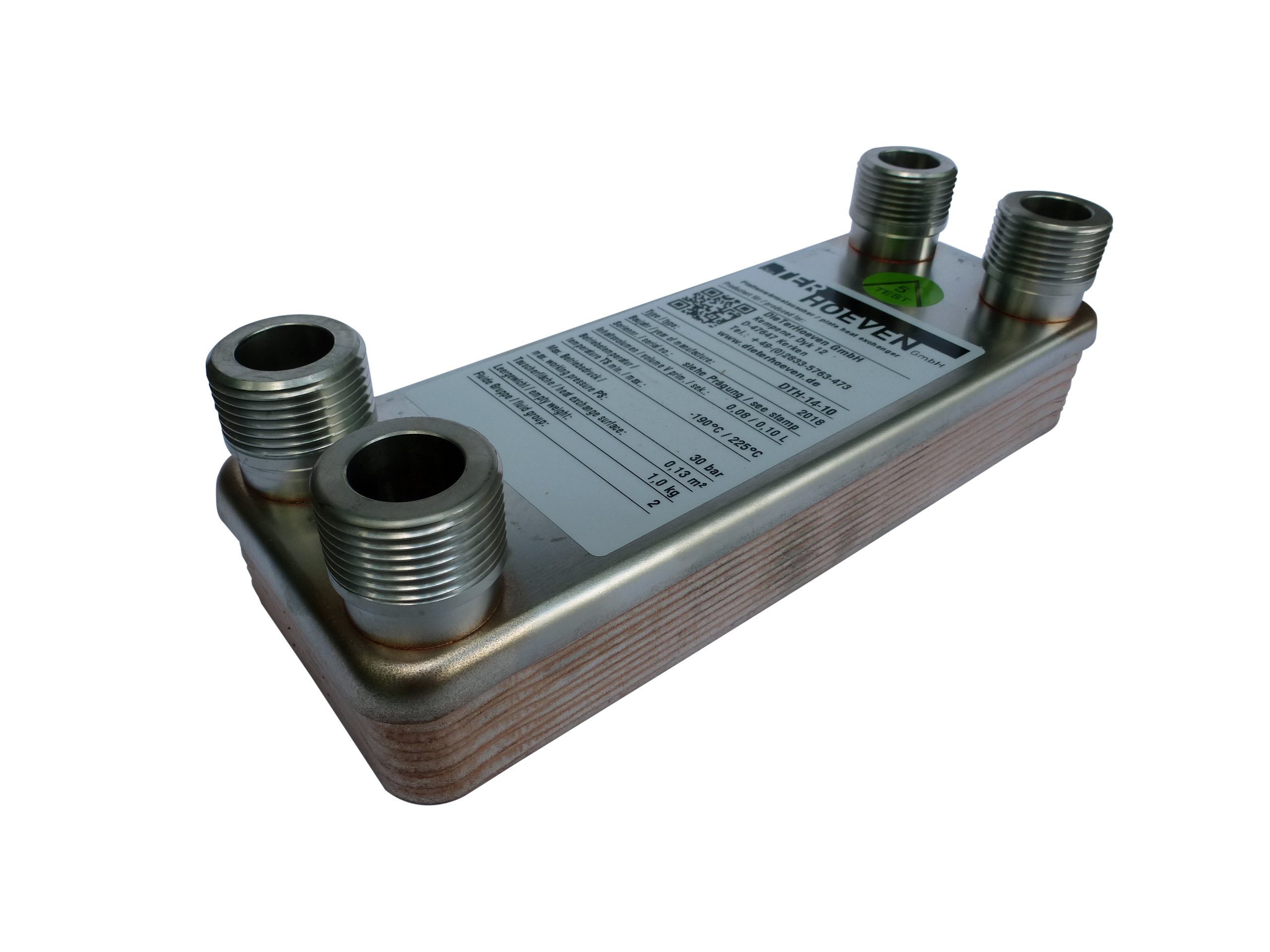 Platenwarmtewisselaar DTH-14-10 4x3/4"