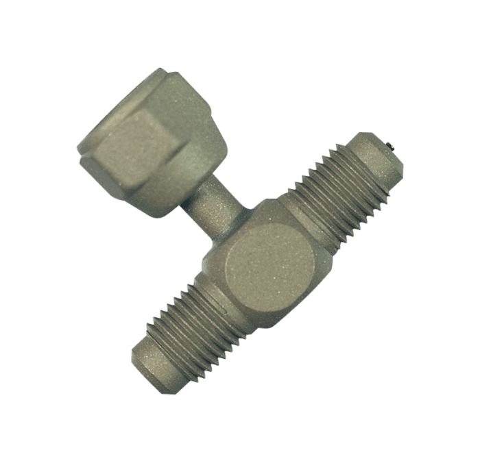 Refco 9884811 Pieza en T A-31852 con tuerca y válvula, 1 pieza