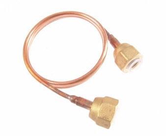 Pressure equalisation line / capillary tube with union nut 1/4" SAE - 0.6 m