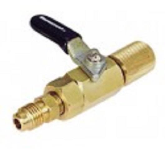 Kulowy zawór odcinający 1/4" FL F x 1/4" FL M prosty