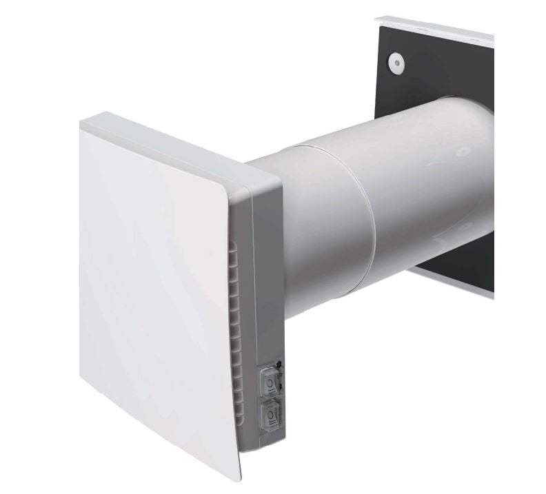 Sistema de ventilación KWL TwinFresh RB-50 con unidad de control, caudal máx. 50 m3/h