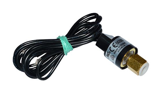 Presostato mini Eliwell alta presión, NC; 26 - 20 [bar], auto, SPST, abocardado 1/4" SAE