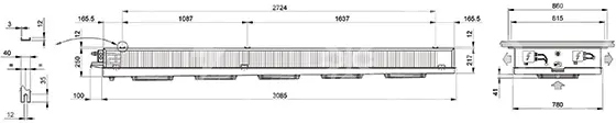 Parownik ECO - Luvata GDE315E4ED, 13,3[kW] (dT 8 st., R404a) z odszranianiem