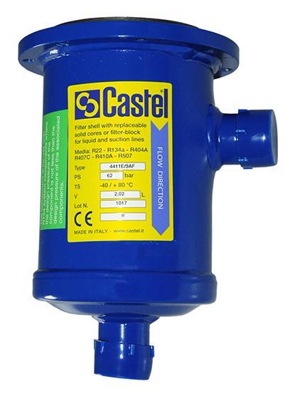 Filtr osuszacz CASTEL 4411E/9AF, CO2, 1 rdzeń, 1.1/8" ODS