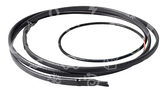 Cable calefactor autorregulante 30 W/m, 220-230 V, 50 Hz, silicona, Lt = 2 m/ 3 m