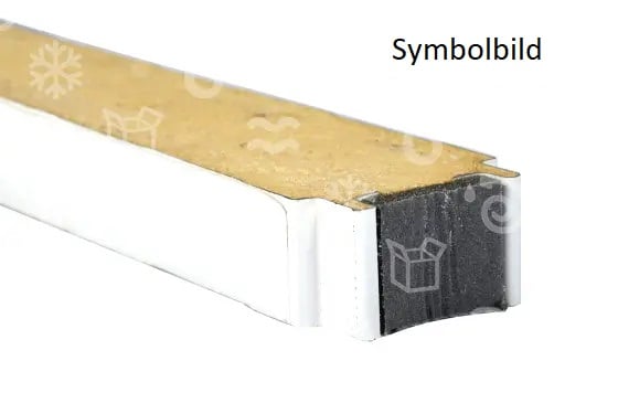 Schwarz, Gummiabdeckungen, Dichtung, Gummi-Schiene, Symbolbild