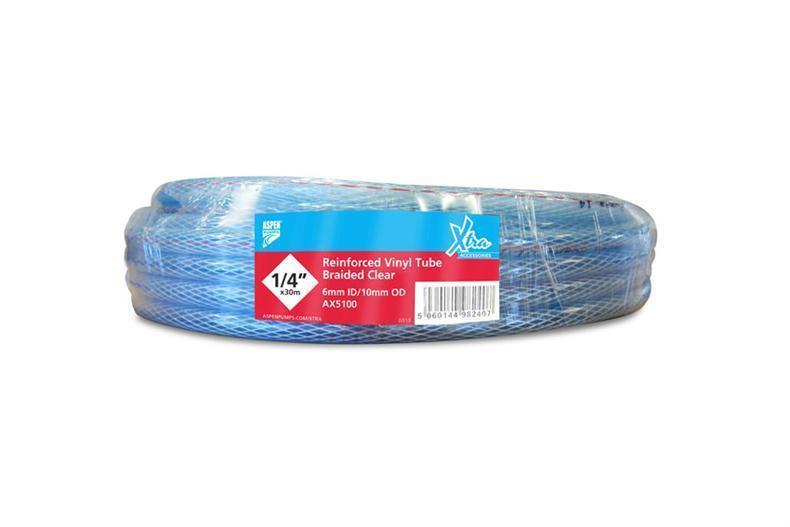 Reinforced vinyl hose transparent 16 mm (5/8") - 30 m roll