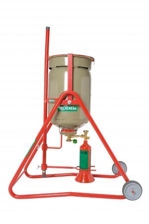 Station de transvasement mobile PERKEO Propane de bouteilles de 5 ou 11 kg dans des bouteilles de montage de 0,425 kg
