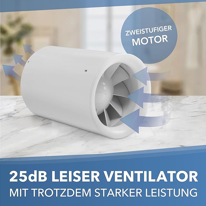Wentylator Albatros 100 Silencio Tubo