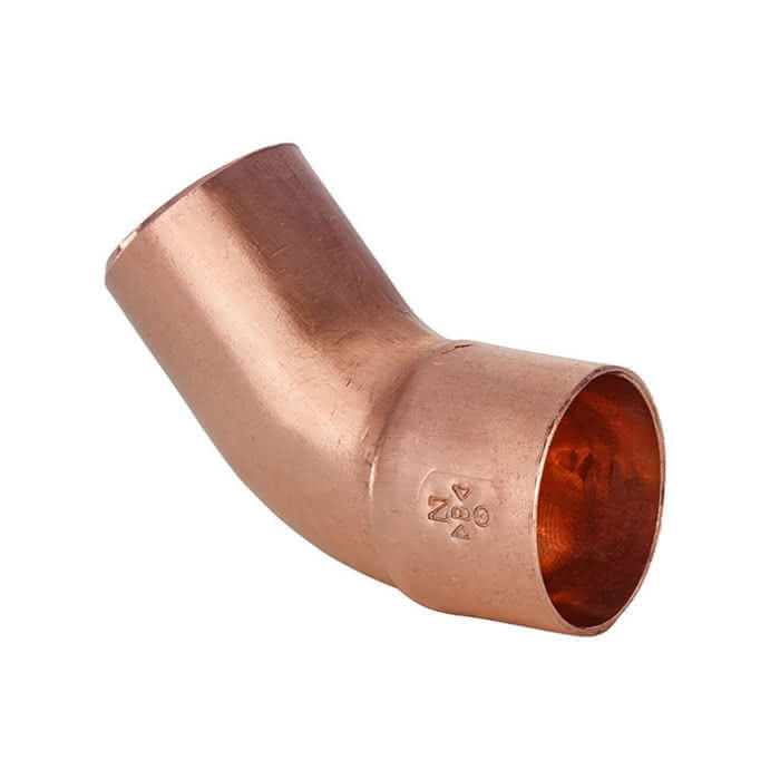 Conex Bänninger S.5000 5040 bocht 45° 8mm i/a koper