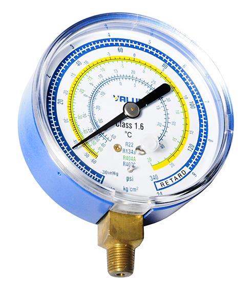Manometer, Druckmessgerät, Messingventil, Runder Dial, Analoganzeige