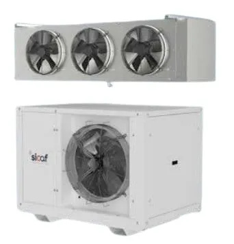 Industrial split refrigeration system HMM401 R452A, normal cooling +5... - 5°C | TA +25...+43 °C | 75 - 180 m3