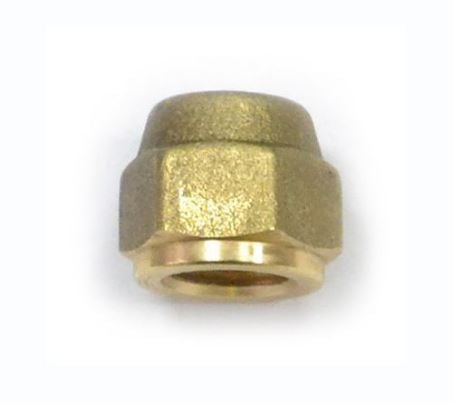 Tuerca abocardada / tuerca de unión rosca 1/2" SAE tamaño del agujero 10 mm Wigam NS4-8K - 10 piezas