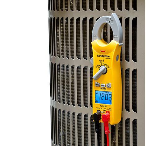 Compact clamp-on ammeter with true RMS display SC260 FIELDPIECE