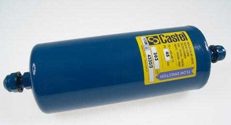 Filterdroger Castel 4332/4S, 304S, 1/2" ODS, soldeerverbindingen