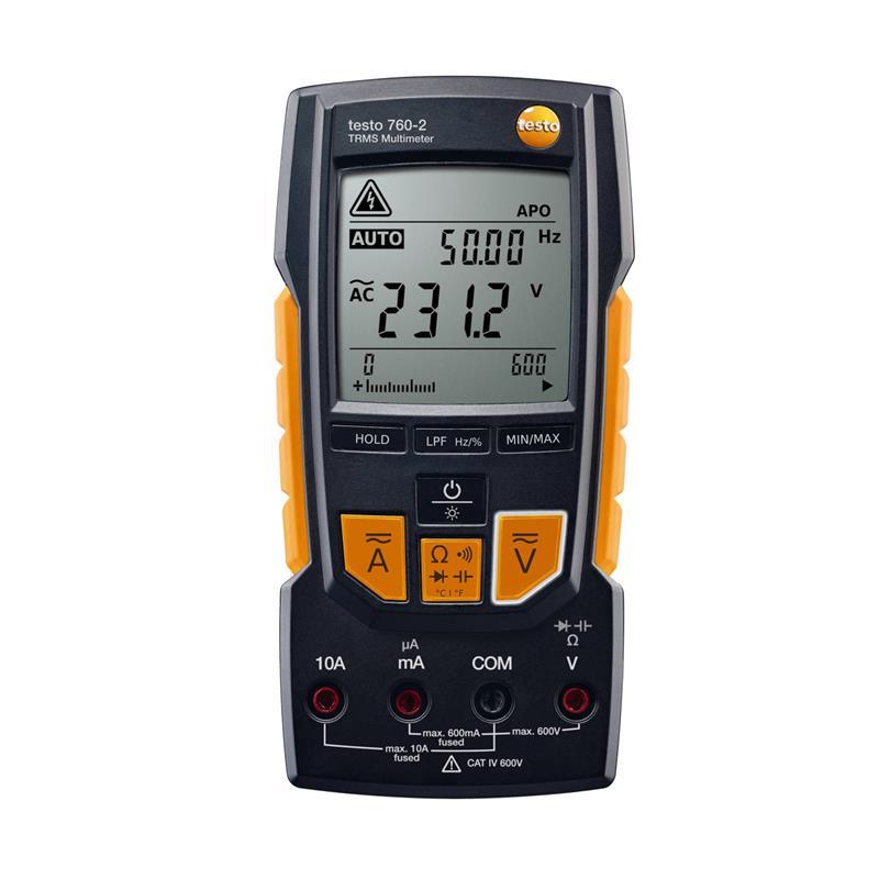 Testo 760-1; Testo 760-1 digital multimeter, including batteries and 1 set of measuring cables