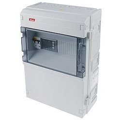 Panel, Electrical cabinet, Gehäuse, DIN-Rail, Grau