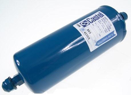 Filtro disidratatore Castel 4230/3S, ANTI-ACIDO, 303S, 3/8" ODS, connessioni a saldare