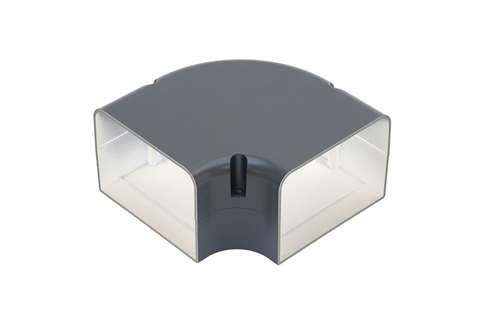 Curva piatta 90° - 105 mm, Speediduct, 60379443130