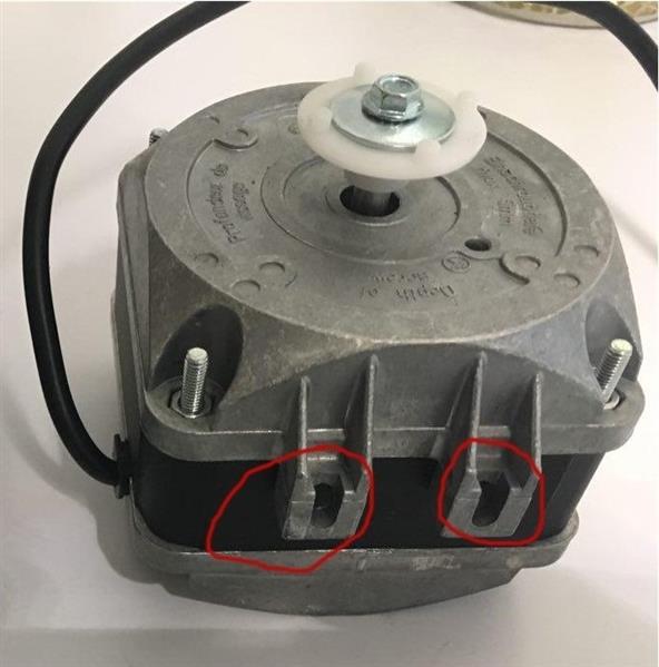 Universele ventilatormotor EBM M4Q045-CF01-01/A29, vermogen 16 W / ingang 60 W, kabellengte 450 mm