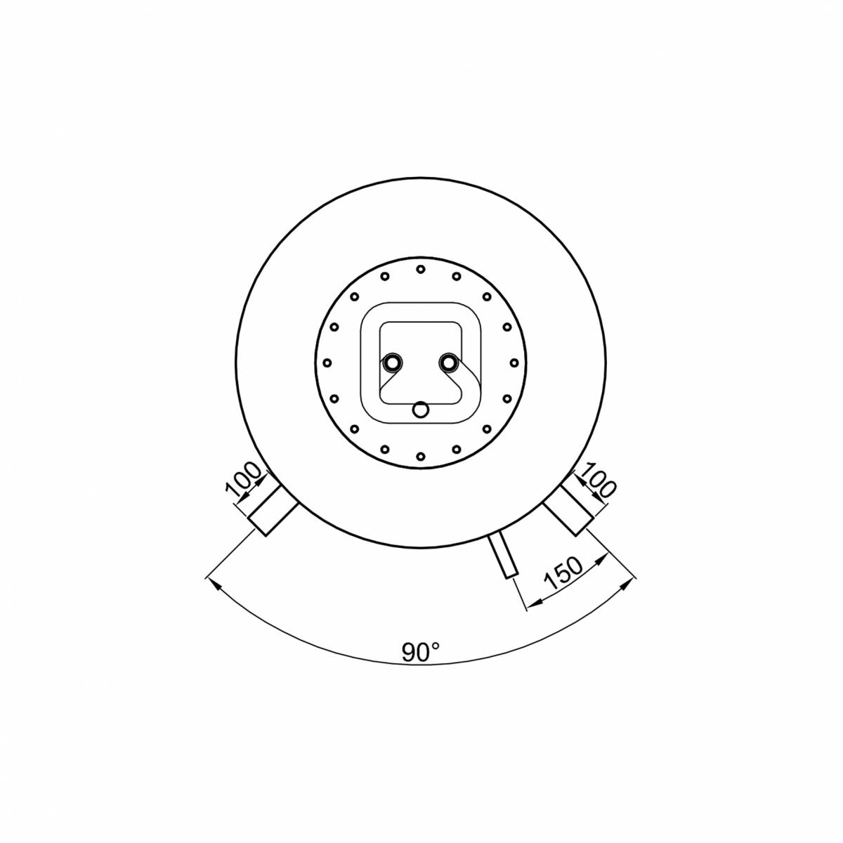 Bombona combinada higiénica tipo KE 1079, ø79cm para calefacción y agua potable - sin intercambiador de calor