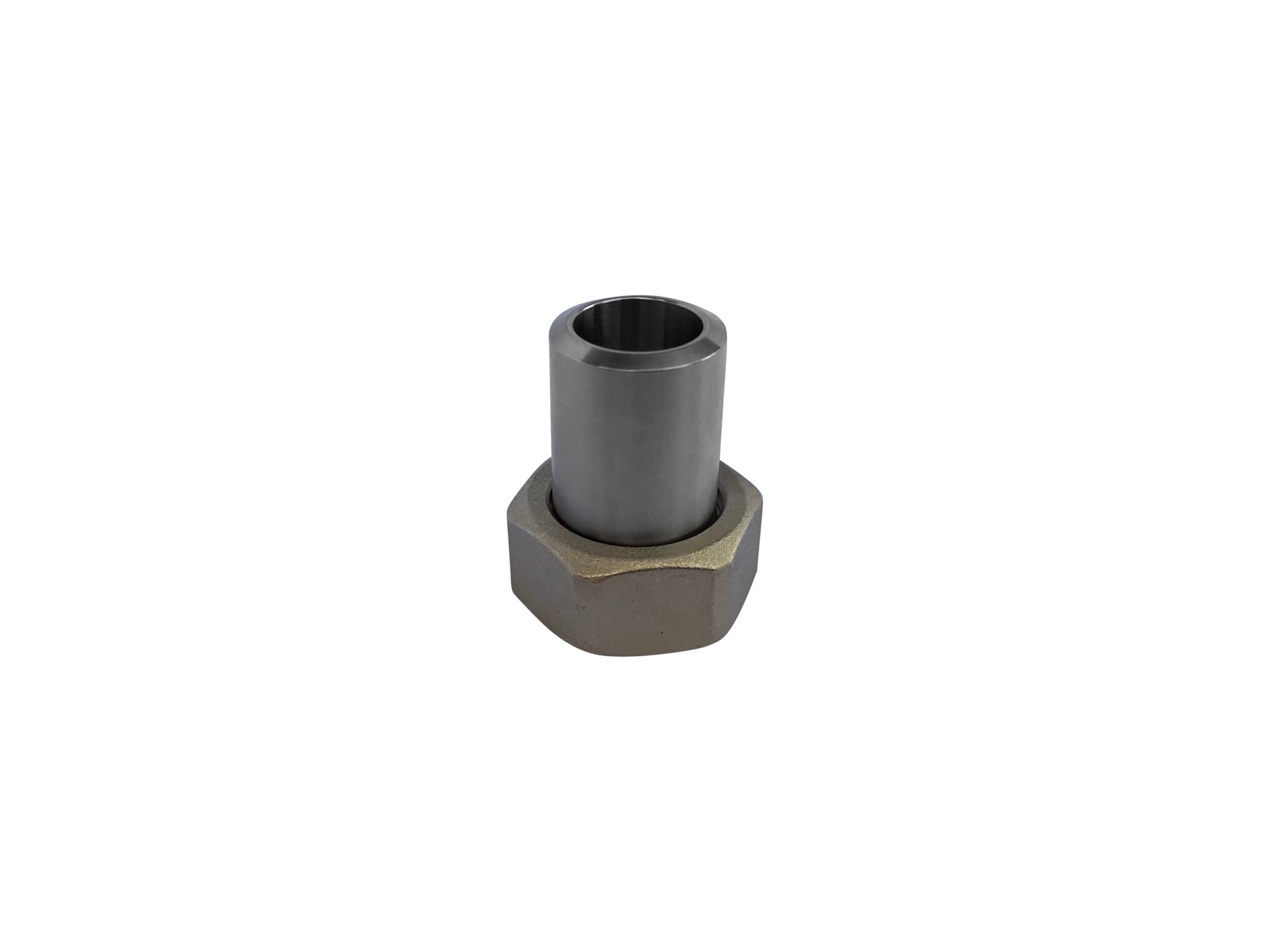 Weld-on end stainless steel 3/4" to 1/2" (DN15)