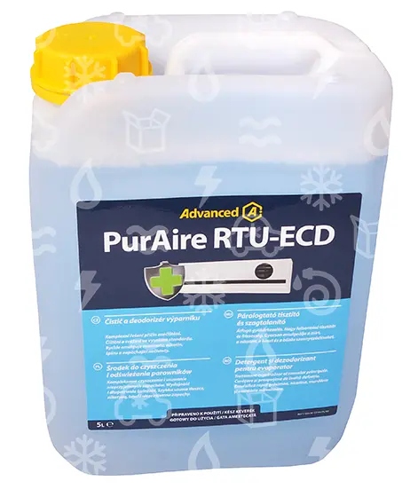 Limpiador y desinfectante de evaporadores, Advanced PurAire RTU, 5 litros