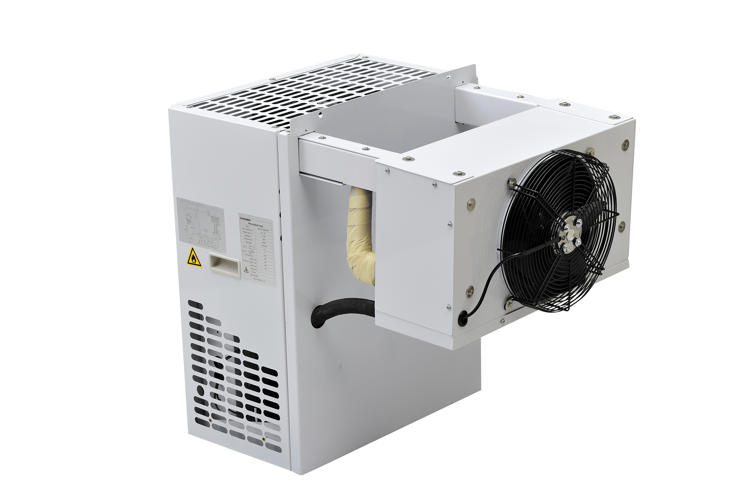 Unità di raffreddamento monoblocco con inverter R290 per celle frigorifere (+2°C) e celle di surgelazione (-18°C), fino a 17,5 m³ / 9 m³ | BYGY-020-QXD-RZPP