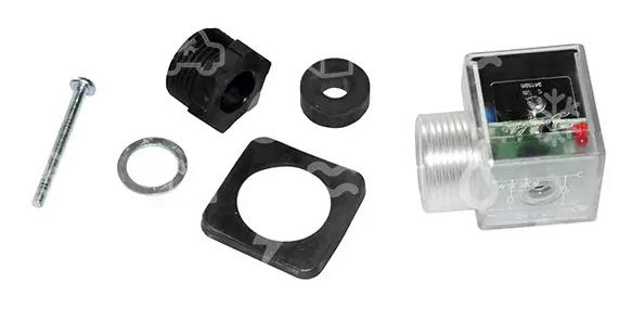 Kabelstekker Danfoss - voor spoel 018F, 018Z, 042N type B