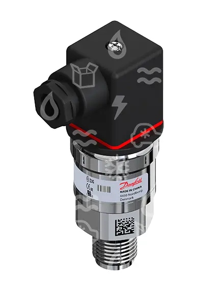 Trasmettitore di pressione Danfoss AKS 3000, 1 - 20 bar, connessione G - 3/8"