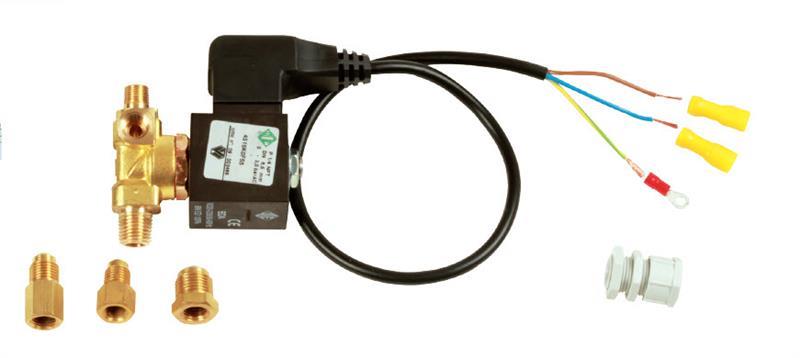 Juego de electroválvulas y conexión por cable 1/4"-3/8"-5/16 "SAE M WIGAM K-EVC