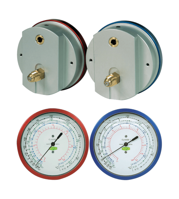 Refco 4411391 Manomètre à soufflet métallique NG 60 ++R3-220-M-R407C++ 1/4" SAE