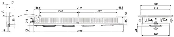 Parownik ECO - Luvata GDE314E4ED, 10,9 [kW] (dT 8 st., R404a) z odszranianiem