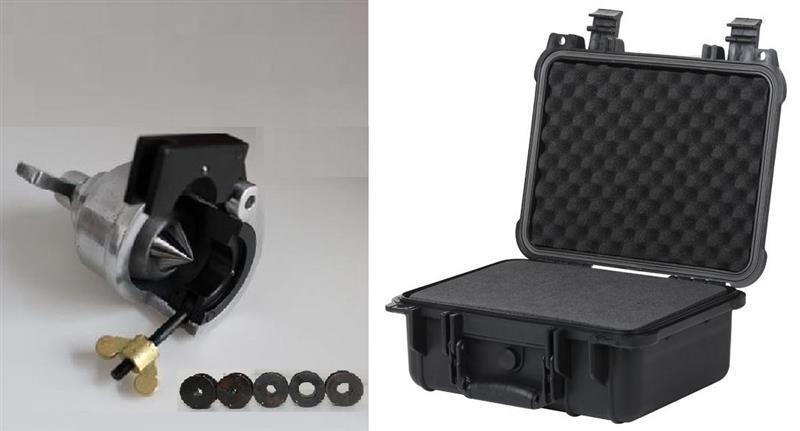 Flaring bell (flaring device) with clamping jaws 1/4" - 3/4" complete set in transport case