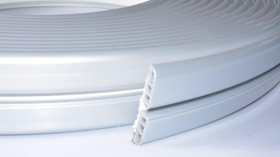Paraurti in plastica flessibile, 80 mm, RAL 9006,