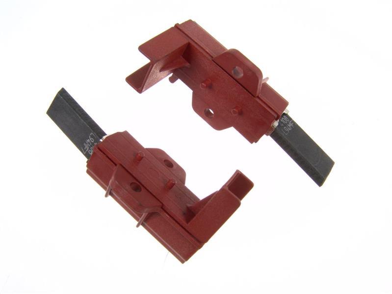 Escobillas de motor con alojamiento deslizante para muelle. Conexión de cable de cobre trenzado 5 x