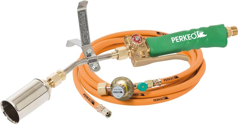 Juego de sopletes PERKEO HEXE, longitud de tubo 125 mm, longitud de manguera 5 m