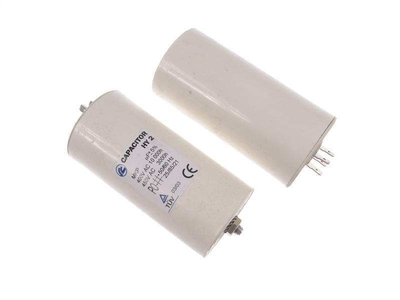 Condensator SC 1141, 45 uF, 450-500 V (4 x bladklemmen + schroef)