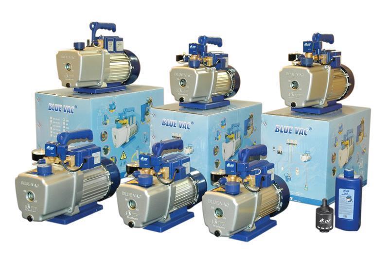 2-traps vacuümpomp 132 l/min ITE MK-120-DS, 220 V/50 Hz & 110 V/60 Hz